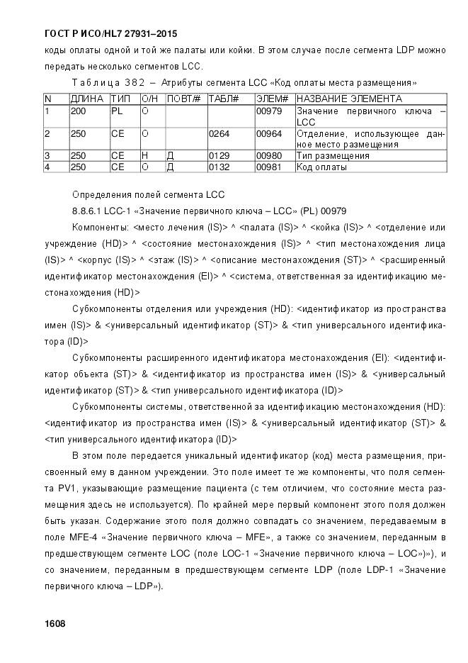 ГОСТ Р ИСО/HL 7 27931-2015, страница 1615